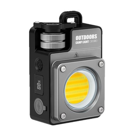 Outdoor Multifunctional Mini Camping Work Light, Multi‑Level Adjustable High‑Brightness Long‑Runtime Camping Lantern